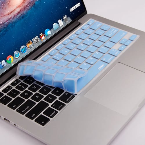 BLUE Silicone Keyboard Skin Cover for OLD Macbook 13" 