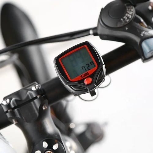 Bicycle Meter Speedometer Bike Digital LCD Cycling Computer LCD Odometer Speedometer Stopwatch for Bike SD-548B 