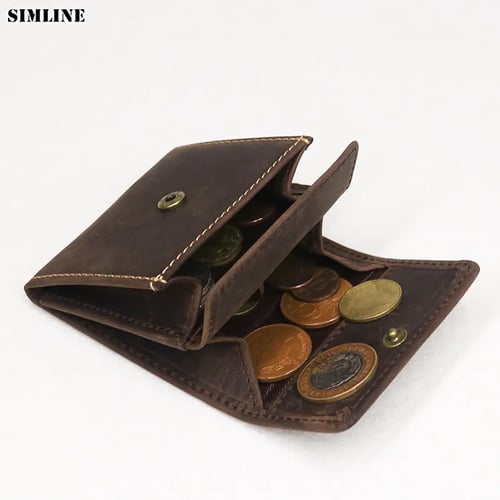 Xiaomi Men Women Small Wallet Leather Purse Credit Card Coins Holder Pocket Case 