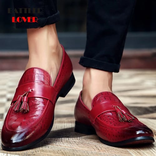 Mens Real Leather Brogue Lace up Formal Office Party Wedding Shoes Size 