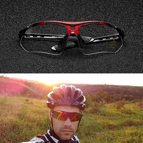 5 Lens TR90 Polarized Cycling Glasses Bike MTB Goggles UV400 Sports Sunglasses 