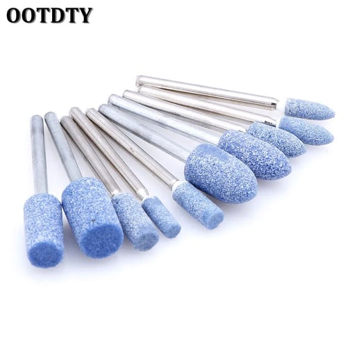 10pc/set Abrasive Mounted Stone accessories Grinding Stone Wheel Head mode 