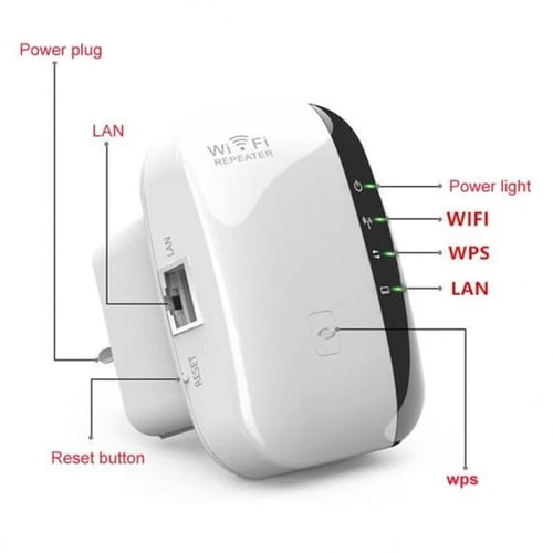 Wifi Booster Amplifier Wireless Range Extended Internet Signal Enhancer WPS UK 