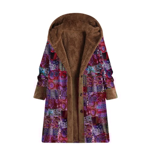 Women Fuzzy Fleece Pullover Coat Jackets Winter Warm Casual Plus Size Hooded Vintage Oversize Coats Women Fuzzy Fleece Pullover Coat Jackets Winter Warm Casual Plus Size Hooded Vintage Oversize Coats