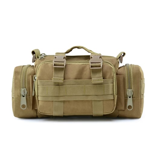 Multi-pocket 10L Tactical Belt Bag Fishing Waterproof Travel Shoulder Bag NEW