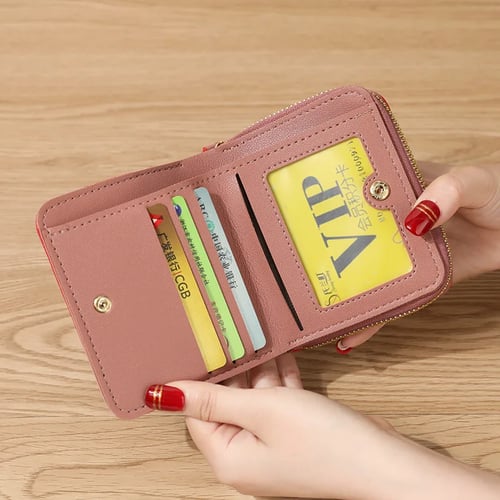 PU Leather Tassel Wallet Coin Purse Women Clutch Card Holder Short Wallets 
