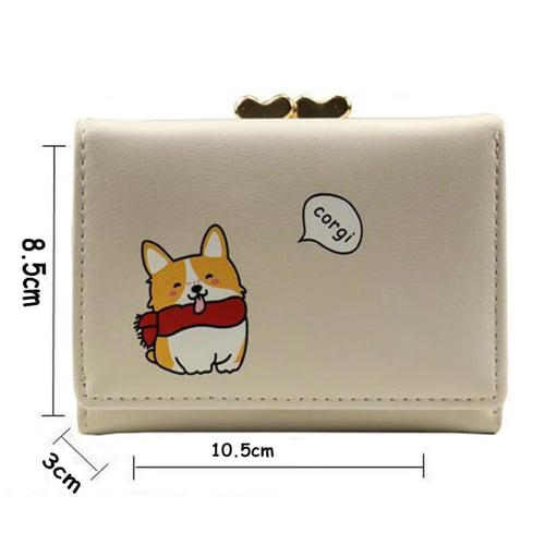 Girls Women Cute Fox Coin Purse Wallets Small Card Holder Key Bag Money Bag OW 