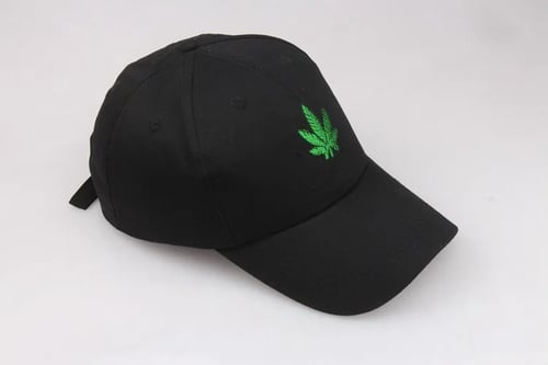 Fashion Men Women Leaf Embroidery Baseball Caps Hip Hop Snapback Hats Adjustable 