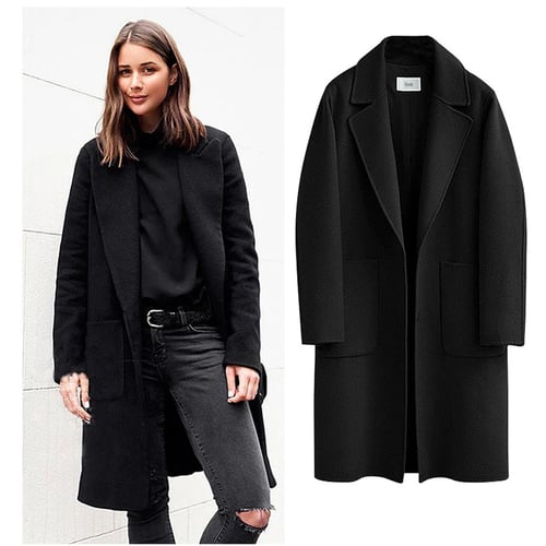 Plus Size 5xl Autumn Winter Wool Coats, Are Long Coats In Style 2021