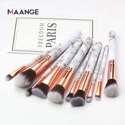 Maange 10pcs Professional Makeup Brush