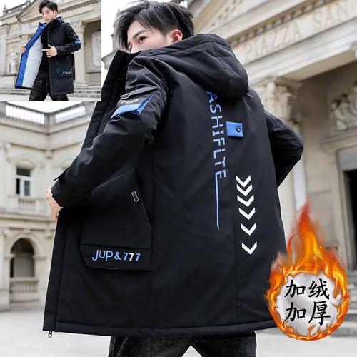 Winter Jacket Mens Quality Thermal Thick Coat Snow Red Black Parka Male Warm Outwear Fashion Down Men Black Parka Male Warm Outwear Fashion, Men S Red And Black Winter Coat Womens