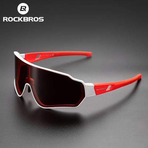 RockBros Photochromatic Glasses Cycling Outdoor Sports Goggles Eyewear 