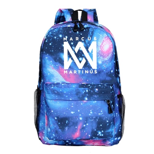 Marcus & Martinus Large-Capacity Backpack Trendy Fashion Casual Travel Computer Backpack