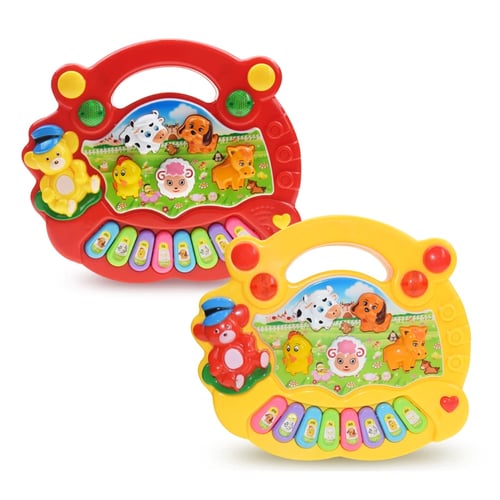 Kids Musical Animal Farm Piano Developmental Educational Toys For Baby Kids Gift 