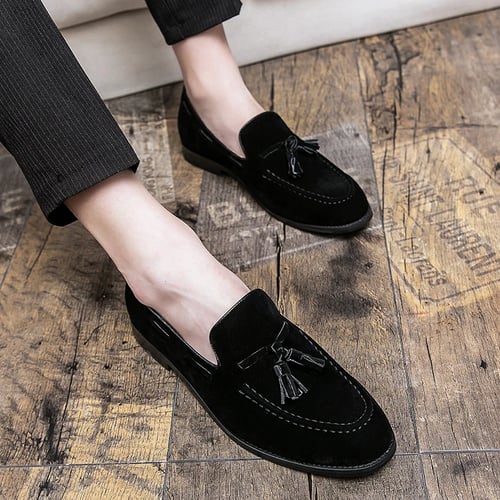 Mens Fringe Casual Driving Shoes Oxfords No-slip On Loafers Moccasin Shoes size