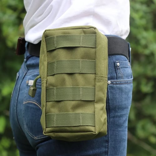 Tactical Molle Outdoor Military Pouch  Waist Belt Bag Utility Pocket Accessory 