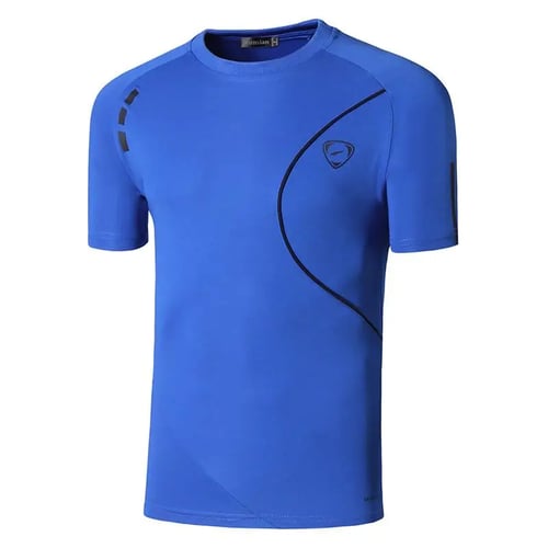 jeansian Mens Sport Quick Dry Short Sleeves T-Shirt Tees Tops LSL1059 