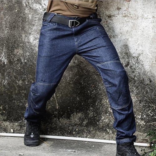 Unze Marmor Nerv flexible jeans mens Wille Joghurt Feat