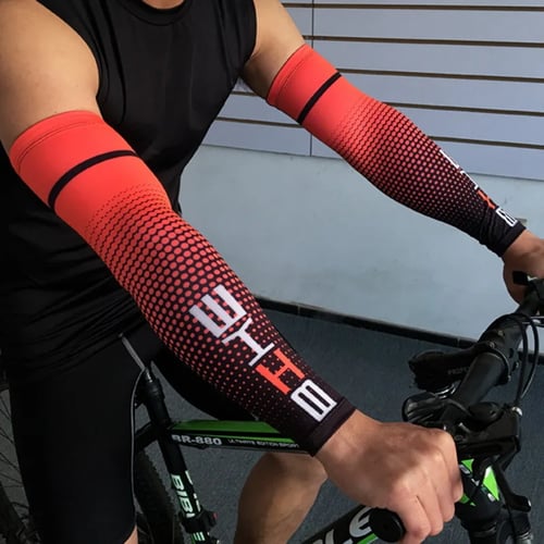 Cooling UV Sun Protection Arm Sleeves for Basketball Running Cycling Motorcycle 