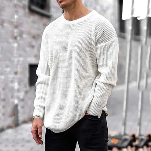 Men Tops Sweater Casual Winter Plus Size Tops Sweatshirt Jumper Sweater 
