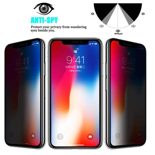 Best Full Privacy Tempered Glass for IPhone 12 Pro Max Mini Anti Spy Screen  Protector for IPhone 11 Pro XS MAX X XR 6S 7 8 Plus - buy Best Full Privacy