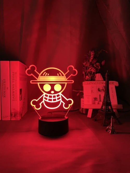 Anime One Piece Logo Kids Night Light Led Touch Sensor Colorful Nightlight For Child Bedroom Decoration Cool Desk 3d Lamp Gift Buy Anime One Piece Logo Kids Night Light Led Touch