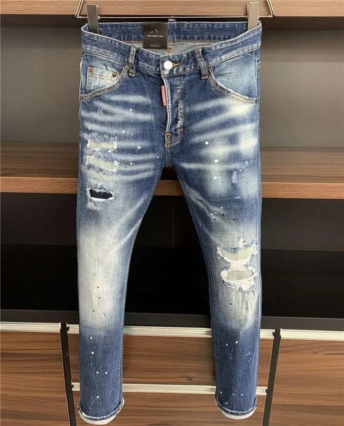 2020 New Designer DSQUARED2 Denim Jeans Holes Trousers Pants Biker 