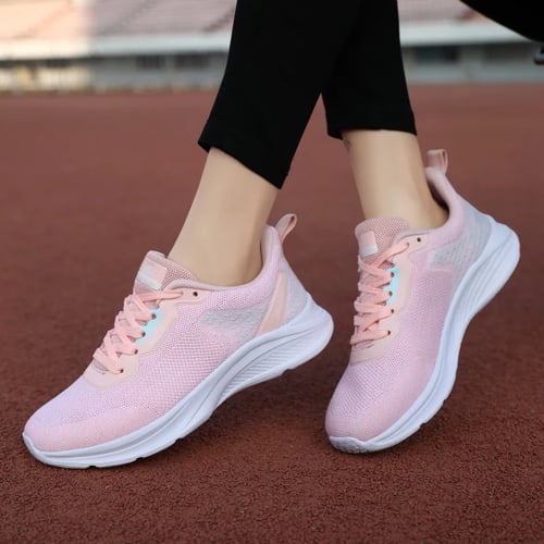 Fashion Women Girls Breathable Casual Running Flats Sports Slip-on Shoes HOT 
