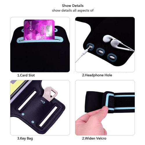 Running Sports Gym Exercise Armband Phone Case Cover For Xiaomi Pocophone F1