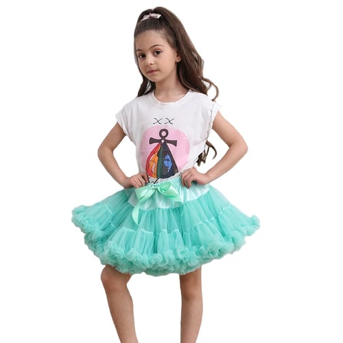 Cute Baby Kids Girls Tutu Skirt Princess Dressup Party Costume Ballet Dancewear 