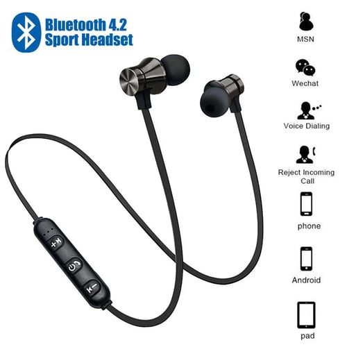 Wireless Bluetooth Headset Stereo Headphone Sport Earbuds Earphone Handfree Call 