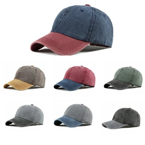 2019 Unisex Spring Summer Solid Color Baseball Caps Washed Cotton Snapback Hats Casquette Dad Hat Sun Hats 