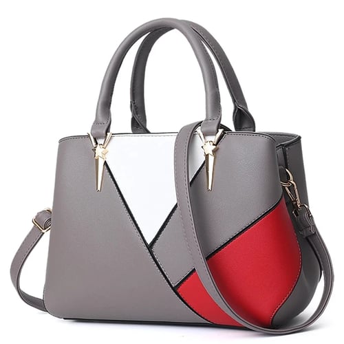 Women Bag Lady Geometry Handbag Shoulder Bags Woman Tote Bag 4 Color 