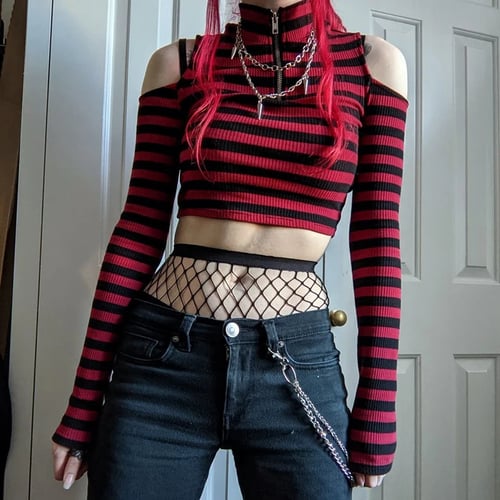 E Girl Gothic Harajuku Crop Top 90s Vintage Graphic Print Skinny Pullovers Tee Punk Grunge T Shirt Y2k Aesthetic Alt Emo Clothes Buy E Girl Gothic Harajuku Crop Top 90s Vintage Graphic Print Skinny