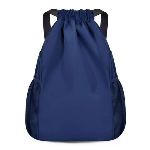 Outdoor Drawstring Shoulder Bag Waterproof Portable Folding Backpack Sports Bag 