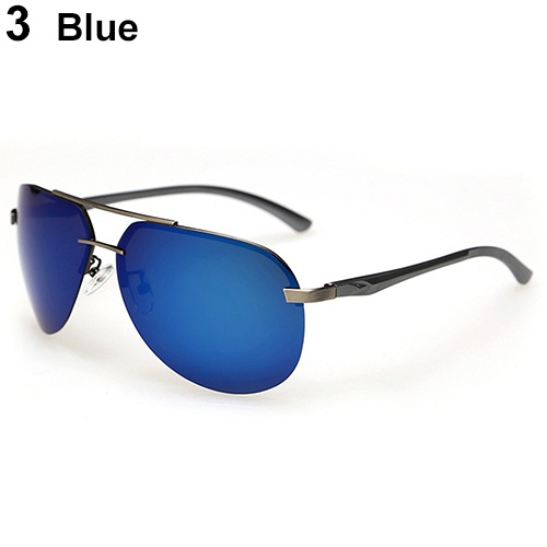 3 PAIR Men Polarized Sunglasses Mirror Driving Aviator Outdoor Eyewear Glasses f 