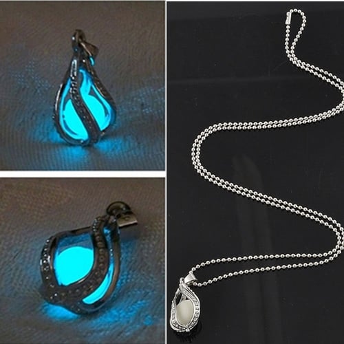 little mermaid teardrop necklace