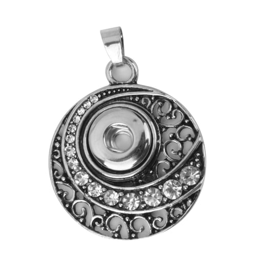 3DCrystal Chunk Charm Snap Button Fit For Noosa Necklace/Bracelet NSKZ130 
