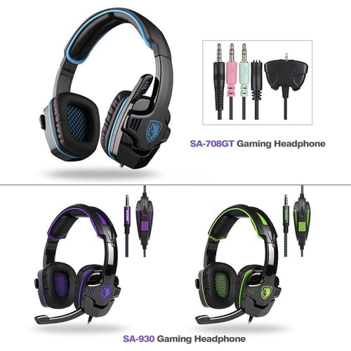 please connect the sades 7.1ch gaming headset