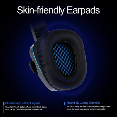 Sades SA-708GT 3.5mm Stereo Wired Gaming Headsets  Headphones w/Mic For PS4 Xbox 