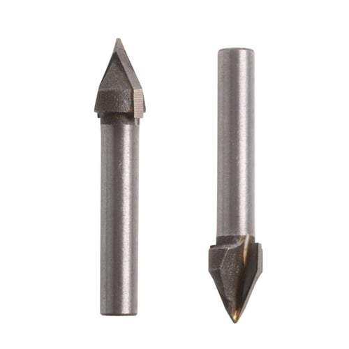 CNC 60° 60 Degree Router Engraving WoodWorking V Groove Bit 6x10mm Cutter Tool 