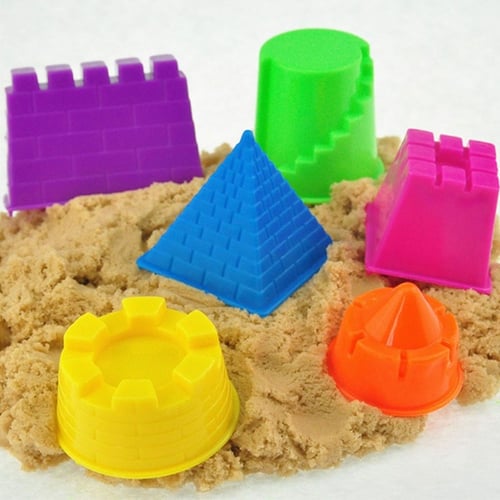 6Pcs Beach Sand Building Model Mold Beach Fun Toys For Children Kid ToyOD 