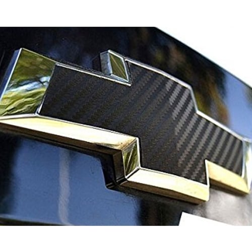 Front Rear Black Carbon Emblem Badge Decal Sticker For CHEVROLET 2013 2014 Cruze 