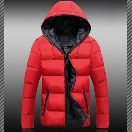 6 Color Winter Jacket Men Women Warm, Mens Red And Black Winter Coat Womens