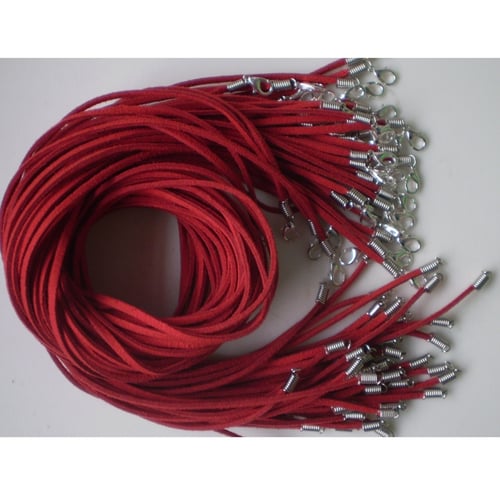 Wholesale 10 pcs Suede Leather Cord Cords For Pendant Necklace Jewelry Making 