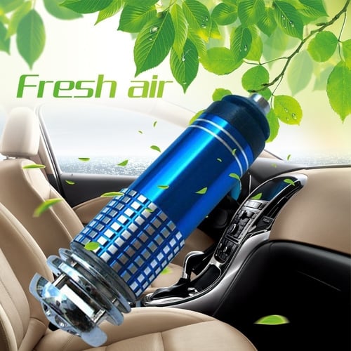 Car Auto Fresh Air Ionic Purifier Oxygen Bar Ozone Ionizer Cleaner Accessories 