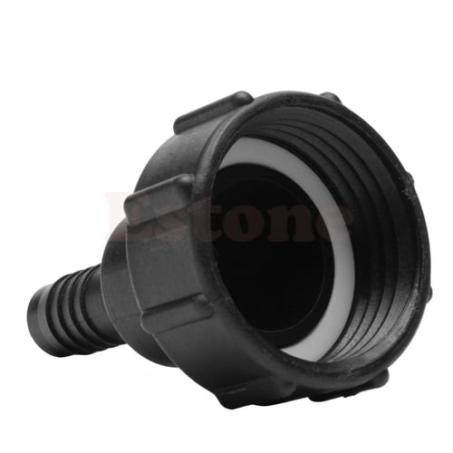 To 3/4" 60mm Water Tank Garden Hose Adapter 2 x 1000L IBC 2" 20mm 