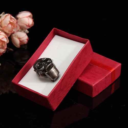 Flower Rectangular Gift Earring Display Necklace Jewelry Ring Box