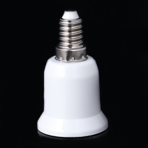 E17 to E27 Socket Base LED Halogen CFL Light Bulb Adapter Converter Holder  BW 