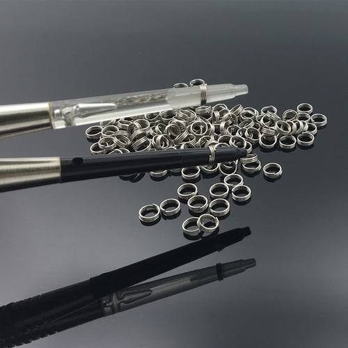 50 Professional Stainless Steel Dart Shaft Ring Round Set Dart Accessory Novel 